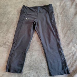 Under Armour Clima-Leggings cute calf mesh detail 3/4 length Medium